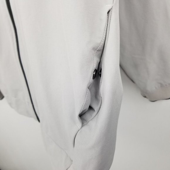 Adidas Golf Grey Long Sleeved Men's Zip Up Jacket Size Large - Picture 8 of 12